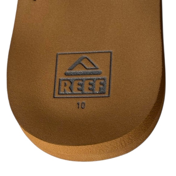 REEF Spring Woven Women's vintage white Sandals Arch Support NWOT flip flop | 10 - Picture 9 of 11